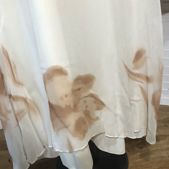 Vintage 70s Victorian Lace Maxi Dress Union Made S M - Picture 6 of 10